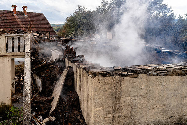 Professional Smoke Damage Removal technician working in Bedford, VA